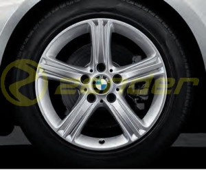 BMW 3 F30 F31 KOMPLETNE KOŁA ZIMOWE NOWE 17 Star Spoke 393 DUNLOP z czujnikiem RDC