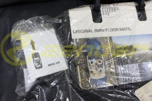 Nowe oryginalne dywany gumowe tylne BMW X6 E71 51472239642