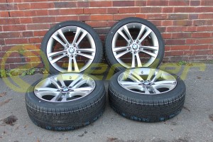 BMW 4 F32 F33 F36 KOMPLETNE KOŁA ZIMOWE 18 Double Spoke 397 FERRIC GREY PIRELLI z RDC