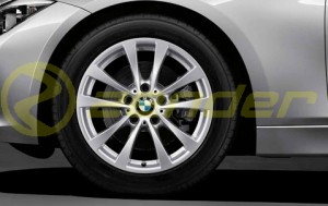 BMW 4 F32 F33 F36 KOMPLETNE KOŁA ZIMOWE NOWE 17 V Spoke 395 Dunlop z czujnikiem RDC