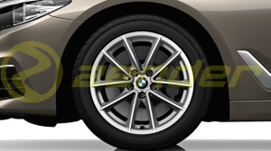 BMW 5 G30 G31 KOMPLETNE KOŁA ZIMOWE 17 V Spoke 618 PIRELLI z RDC