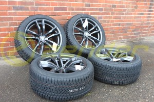 BMW X5 M F85 KOMPLETNE KOŁA ZIMOWE 20  Double Spoke 611M Orbitgrey z czujnikiem RDC NOWOŚĆ