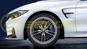BMW  M3 F80 M4 F82 F83 KOMPLETNE KOŁA ZIMOWE 19 V SPOKE 641M CONTINENTAL z czujnikiem RDC NOWOŚĆ