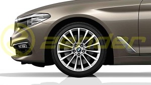 BMW 5 G30 G31 KOMPLETNE KOŁA ZIMOWE 18 Multi Spoke 619 MICHELIN ZP z RDC