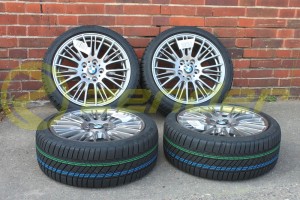 BMW 1 F20 F21 F22 F23 KOMPLETNE KOŁA ZIMOWE 18 Radial Spoke 388 FERRICGREY CONTINENTAL z czujnikiem RDC