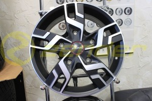 Ronal R64 7X17 5X160 65 ET53 CZARNA + POLER  FORD TRANSIT TOURNEO CUSTOM
