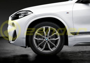 BMW X1 F48 F49  KOMPLETNE KOŁA ZIMOWE Y Spoke 711 M Ferric Grey