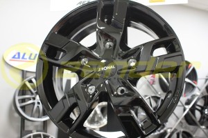 Ronal R64 7X17 5X160 65 ET53 CZARNA POŁYSK  FORD TRANSIT TOURNEO CUSTOM