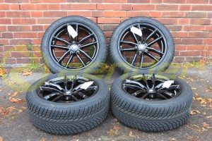 BMW 5 G30 G31 KOMPLETNE KOŁA ZIMOWE 18 Double Spoke 662M czarne GOODYEAR ROF z RDC NOWOŚĆ