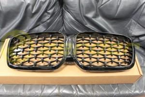 Grill Atrapa Nerki  M-SPORT OEM BMW X3 G01 BMW X4 G02 LCI czarny bez funkcji parkowania