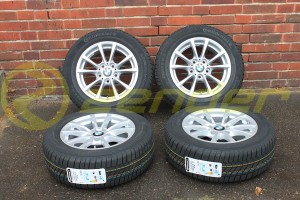 BMW 3 F30 F31 KOMPLETNE KOŁA ZIMOWE 16 V Spoke 390 CONTINENTAL z czujnikiem RDC