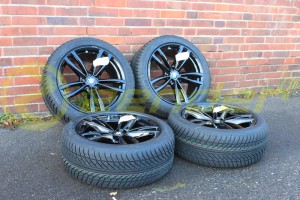 BMW 7 G11 G12 KOMPLETNE KOŁA ZIMOWE 19 Double Spoke 647M CZARNE GOODYEAR z RDC NOWOŚĆ