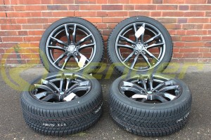 BMW X6 M F86 KOMPLETNE KOŁA ZIMOWE 20  Double Spoke 611M Orbitgrey z czujnikiem RDC NOWOŚĆ
