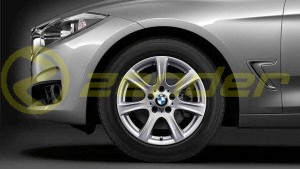 BMW 3 GT F34 KOMPLETNE KOŁA ZIMOWE 17 Star Spoke 394 BRIDGESTONE z czujnikiem RDC