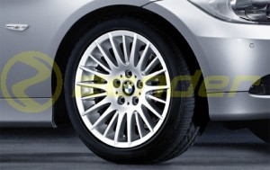 BMW 3 E90 E91 E92 E93 KOMPLETNE KOŁA LETNIE UZYWANE 17 Radial Spoke 160