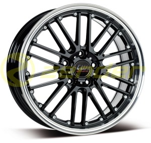 BORBET CW2 8x17 5X112  schwarz-hornpoliert